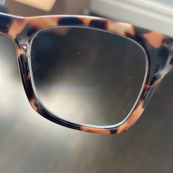 Set of 2 brown tortoise glasses 1 clear lens NWT the other are+2.00 blue light - Picture 11 of 16